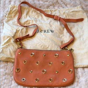 J.Crew Collection Coral & Gold Hardware Purse